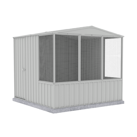 Absco Sheds Chicken Coop - Gable Roof Zinc 2.26mW x 2.22mD x 2.00mH Render View